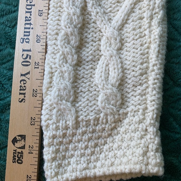 Merino Wool Cable Knit Cardigan Sweater - Picture 9 of 12